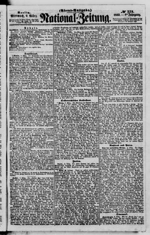 Nationalzeitung vom 09.03.1853