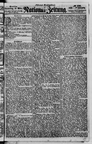 Nationalzeitung vom 10.03.1853