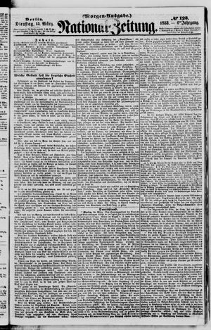 Nationalzeitung vom 15.03.1853