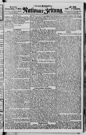 Nationalzeitung vom 17.03.1853