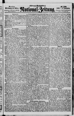 Nationalzeitung vom 30.03.1853