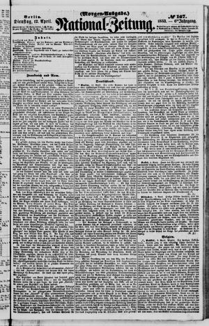 Nationalzeitung vom 12.04.1853