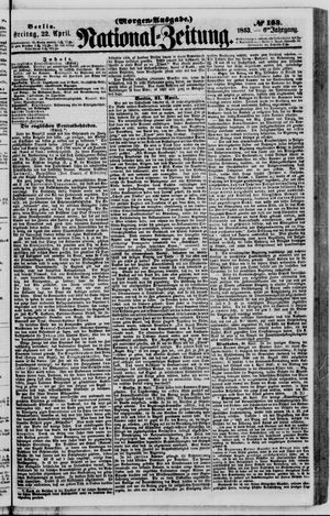 Nationalzeitung vom 22.04.1853
