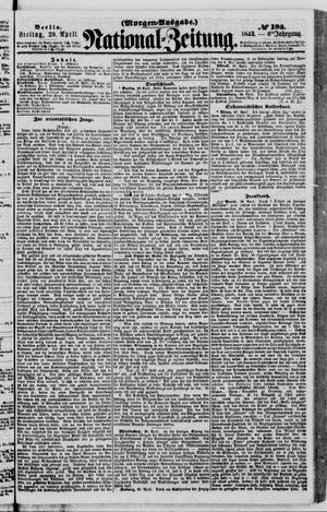 Nationalzeitung vom 29.04.1853