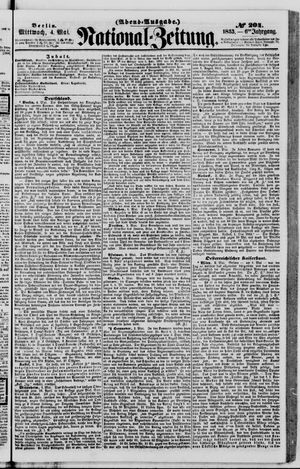 Nationalzeitung vom 04.05.1853