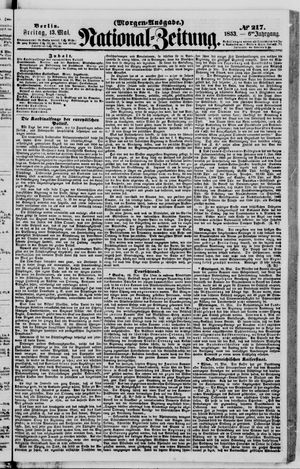Nationalzeitung on May 13, 1853
