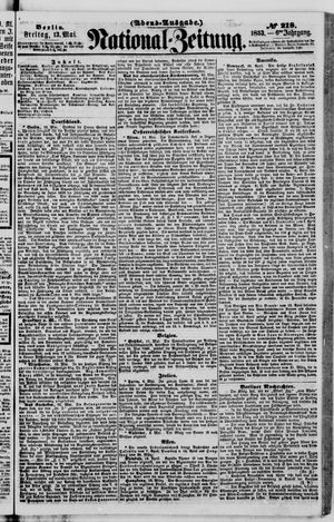 Nationalzeitung on May 13, 1853