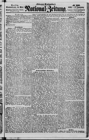 Nationalzeitung on May 14, 1853