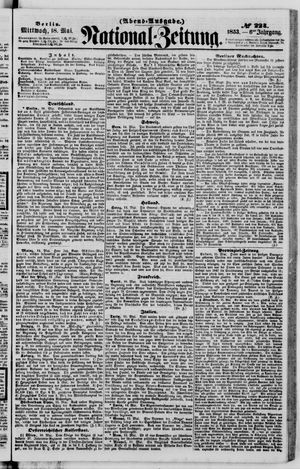 Nationalzeitung vom 18.05.1853