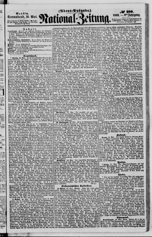 Nationalzeitung vom 21.05.1853