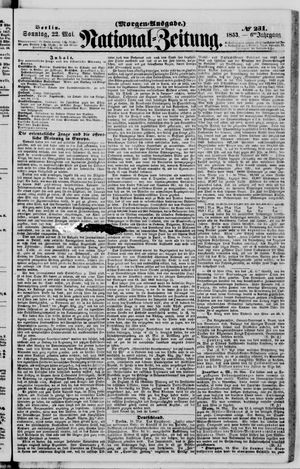 Nationalzeitung vom 22.05.1853