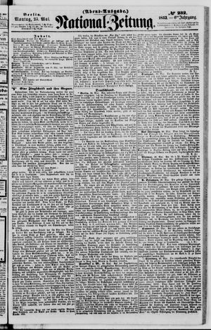 Nationalzeitung vom 23.05.1853