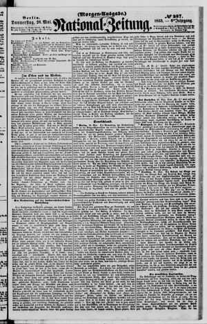 Nationalzeitung vom 26.05.1853