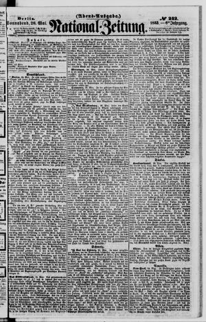 Nationalzeitung vom 28.05.1853