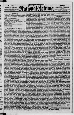 Nationalzeitung vom 29.05.1853
