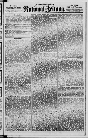 Nationalzeitung vom 30.05.1853