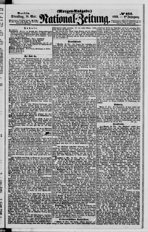 Nationalzeitung vom 31.05.1853