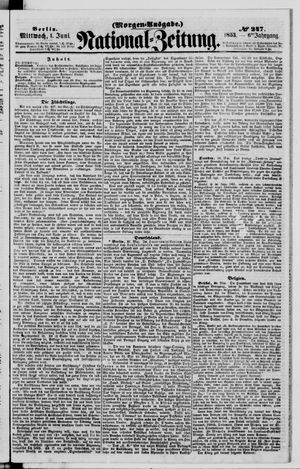Nationalzeitung vom 01.06.1853