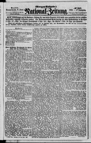 Nationalzeitung vom 11.06.1853