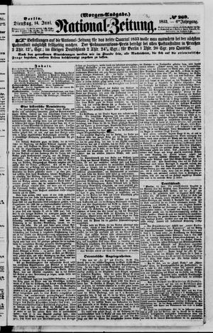 Nationalzeitung vom 14.06.1853