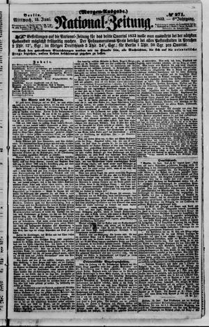 Nationalzeitung vom 15.06.1853