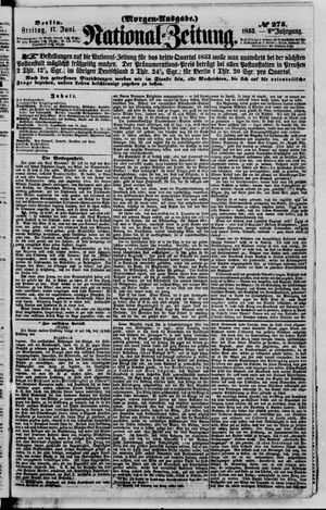 Nationalzeitung vom 17.06.1853