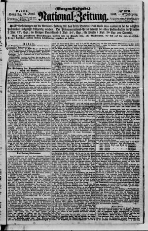 Nationalzeitung on Jun 19, 1853