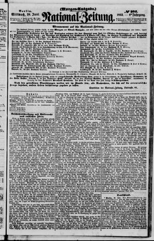 Nationalzeitung vom 29.06.1853