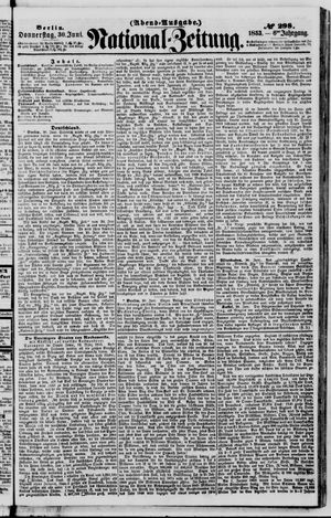 Nationalzeitung vom 30.06.1853