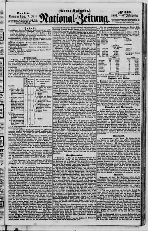 National-Zeitung vom 07.07.1853