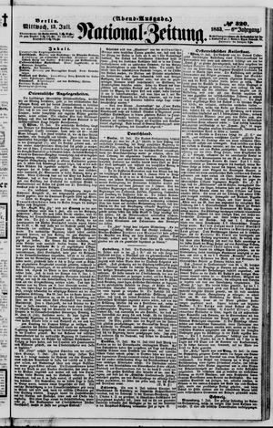 Nationalzeitung vom 13.07.1853