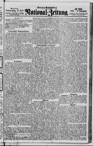 Nationalzeitung vom 14.07.1853
