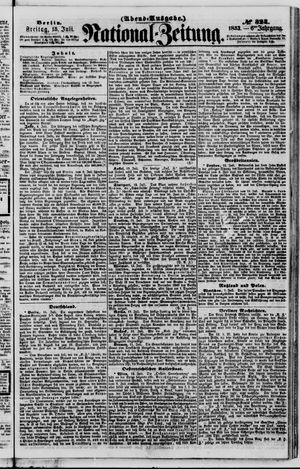 Nationalzeitung vom 15.07.1853