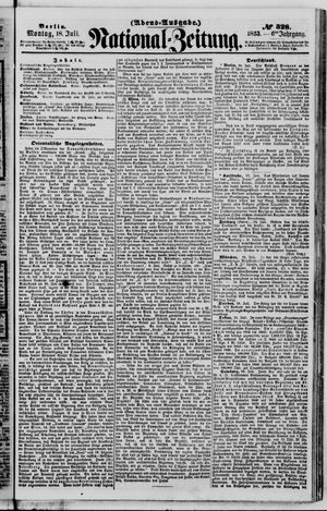 National-Zeitung vom 18.07.1853