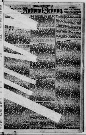 Nationalzeitung vom 20.07.1853