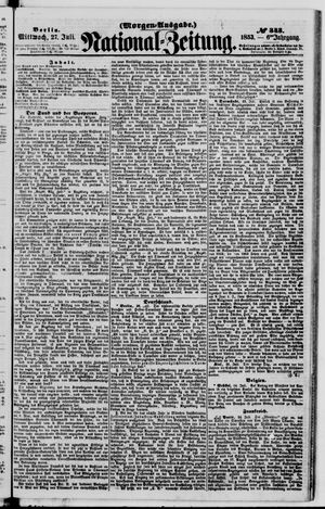 Nationalzeitung on Jul 27, 1853