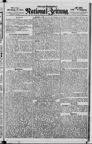 Nationalzeitung on Jul 27, 1853