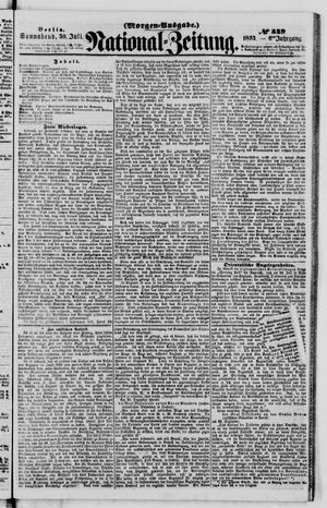 Nationalzeitung vom 30.07.1853