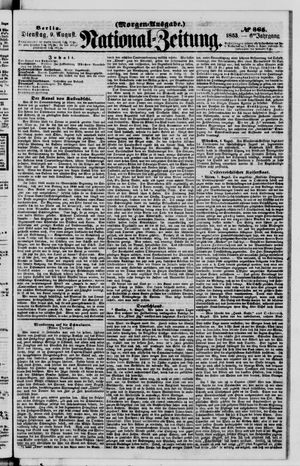 Nationalzeitung on Aug 9, 1853