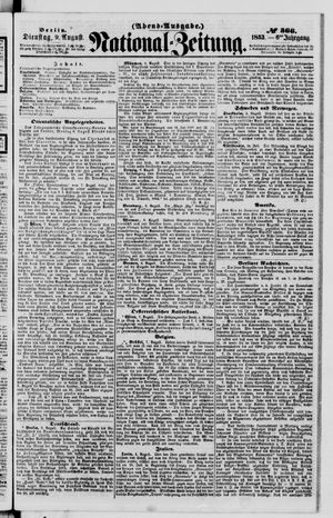 Nationalzeitung on Aug 9, 1853