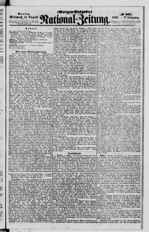 Nationalzeitung on Aug 10, 1853