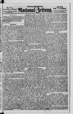 National-Zeitung on Aug 11, 1853