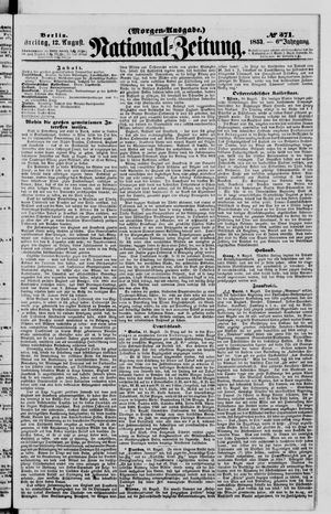 Nationalzeitung on Aug 12, 1853