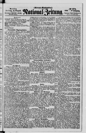 Nationalzeitung on Aug 12, 1853