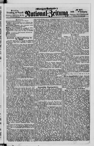 Nationalzeitung on Aug 16, 1853
