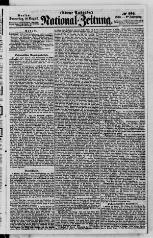 Nationalzeitung vom 18.08.1853