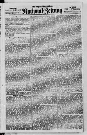 Nationalzeitung on Aug 19, 1853