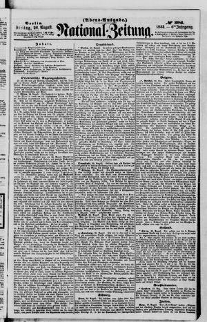 Nationalzeitung on Aug 26, 1853