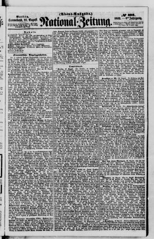 National-Zeitung vom 27.08.1853