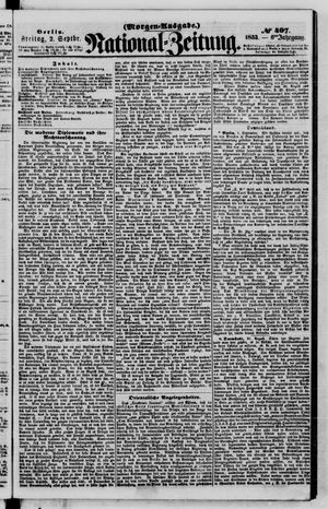 Nationalzeitung vom 02.09.1853